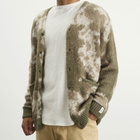 Manastash Men's Blurry Jaquard Cardigan in Grey