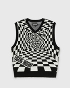 Fucking Awesome Warped Sweater Vest Black/White - Mens - Zippers & Cardigans