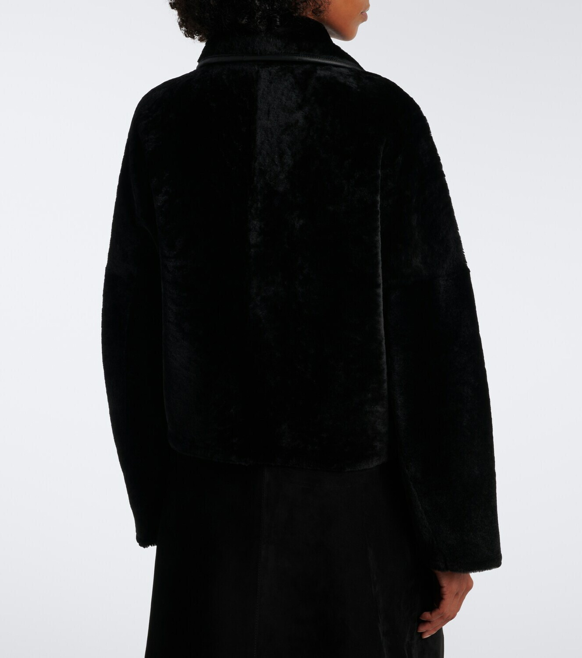 Joseph Kyro reversible shearling and leather jacket