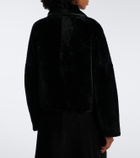 Joseph Kyro reversible shearling and leather jacket