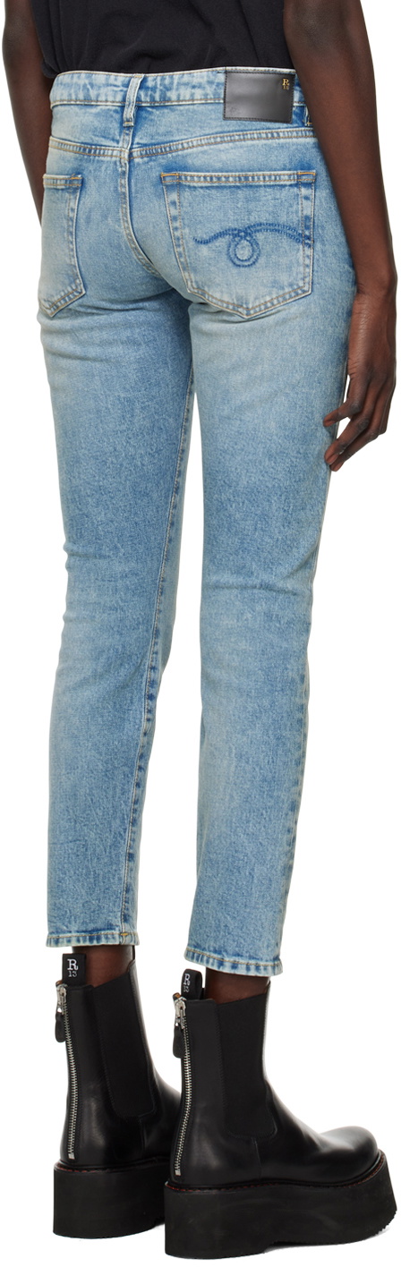 R13 Blue Boy Skinny Jeans R13