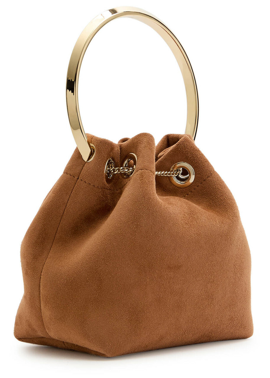 Jimmy Choo Bon Bon Suede Bucket bag - Camel - One Size