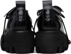 McQueen Black Sofa Lace Up Derbys
