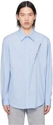 Y/Project Blue Pinched Seam Shirt