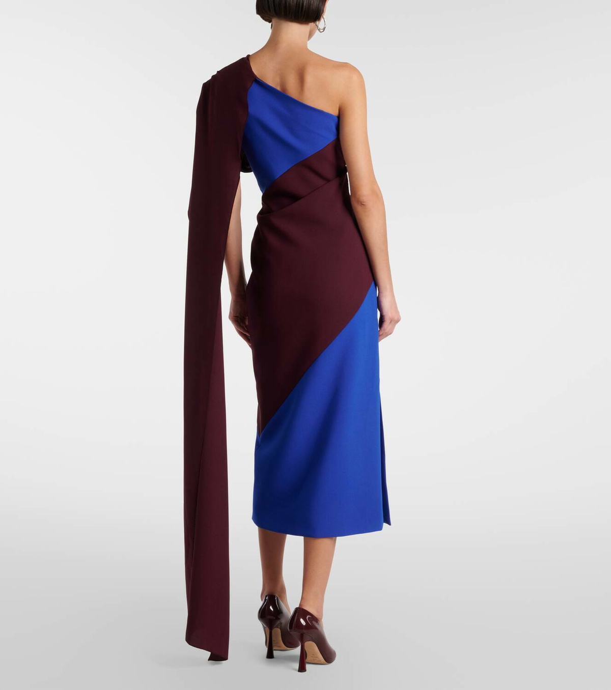 ROKSANDA ワンピース Calispi crepe midi dress757613 Calispi crêpe midi dress in blue - Roksanda | Mytheresa