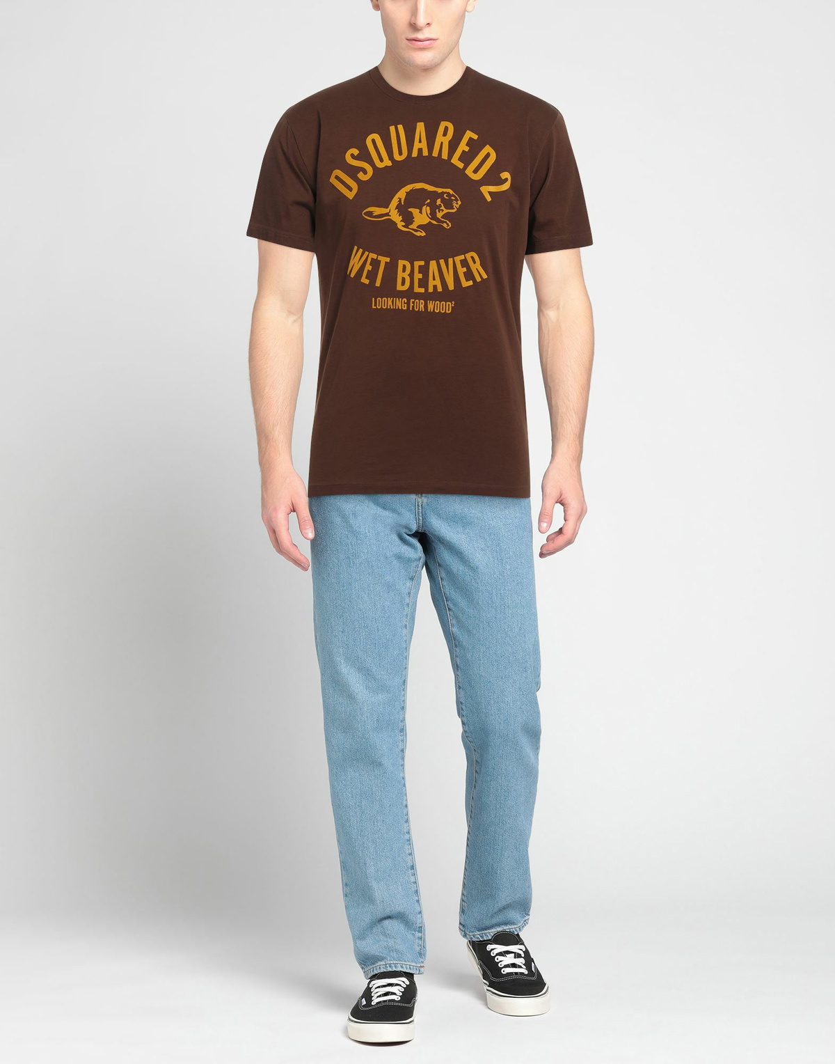 Dsquared2 Mens T-shirt in Brown