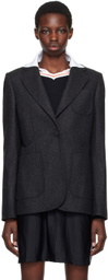 Wales Bonner Gray Iris Blazer