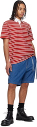 MASTERMIND WORLD Blue Belted Easy Denim Shorts