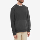 Norse Projects Men's Vagn GMD Patchwork Crew Sweat in Slate Grey