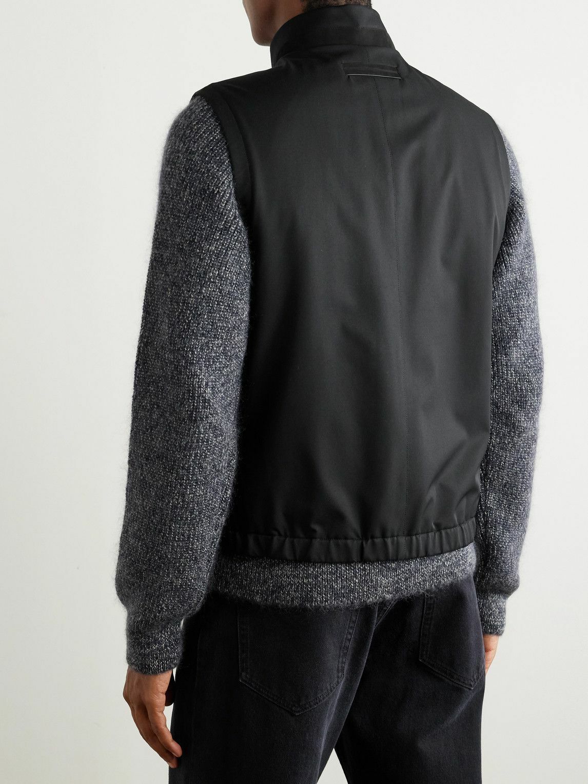 Zegna - Slim-Fit Shell Gilet - Black