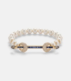 Ananya Chakra 18kt gold bracelet with gemstones