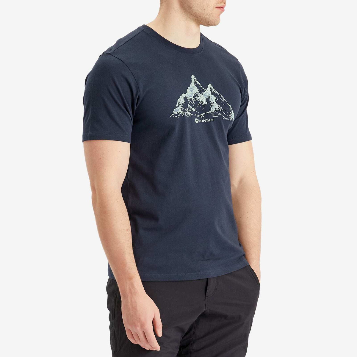 Montane Men's Dual Mountain T-Shirt in Eclipse Blue