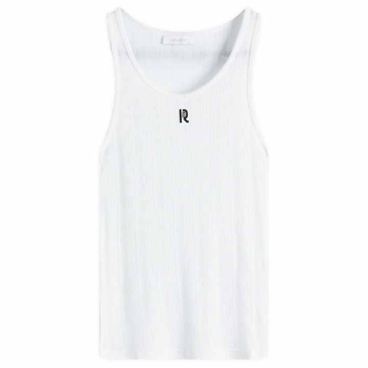 Photo: Paco Rabanne Women's Logo Ribbed Vest in White