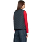 Barbour Navy Thulby Quilted Vest