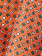 De Petrillo - Printed Silk-Twill Pocket Square
