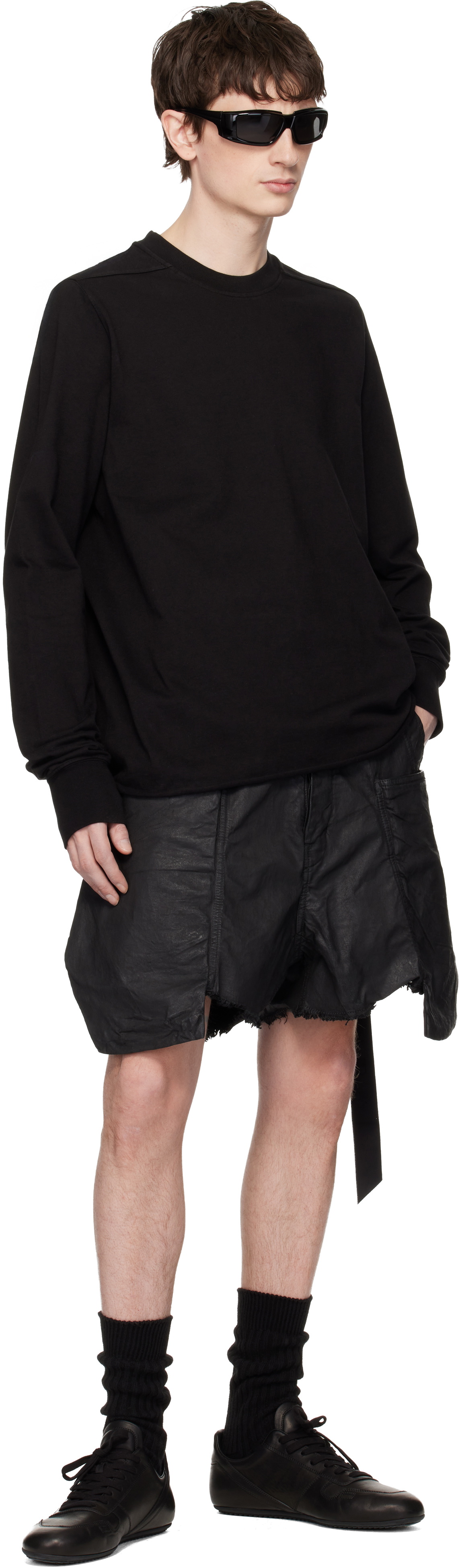 Rick Owens DRKSHDW Black Temple Crewneck Sweatshirt