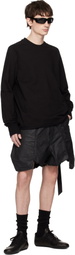 Rick Owens DRKSHDW Black Temple Crewneck Sweatshirt