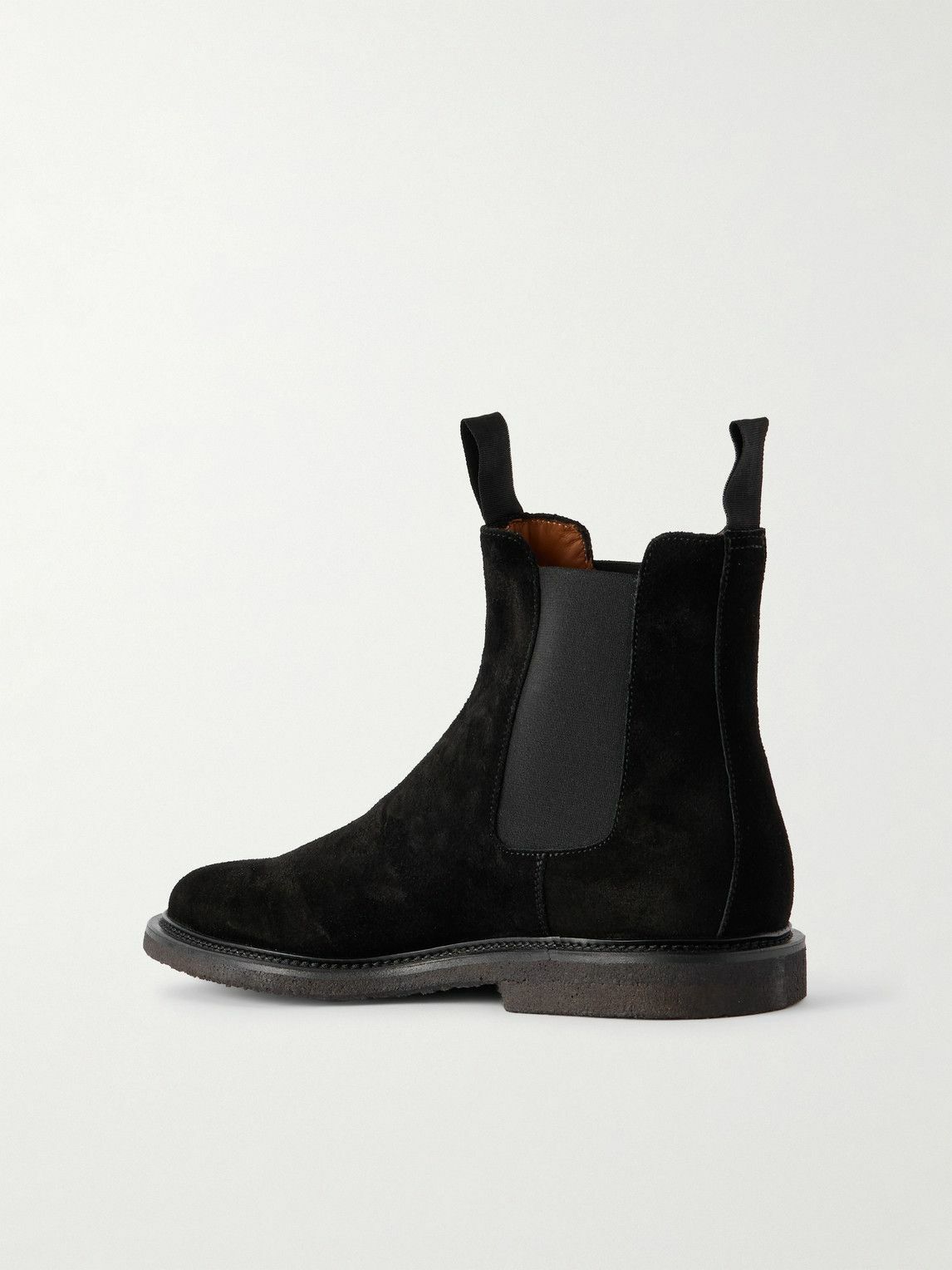 Common Projects - Waxed-Suede Chelsea Boots - Black