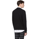 Alexander McQueen Black Knit Skull Sweater