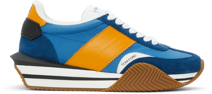 Photo: TOM FORD Blue James Sneakers