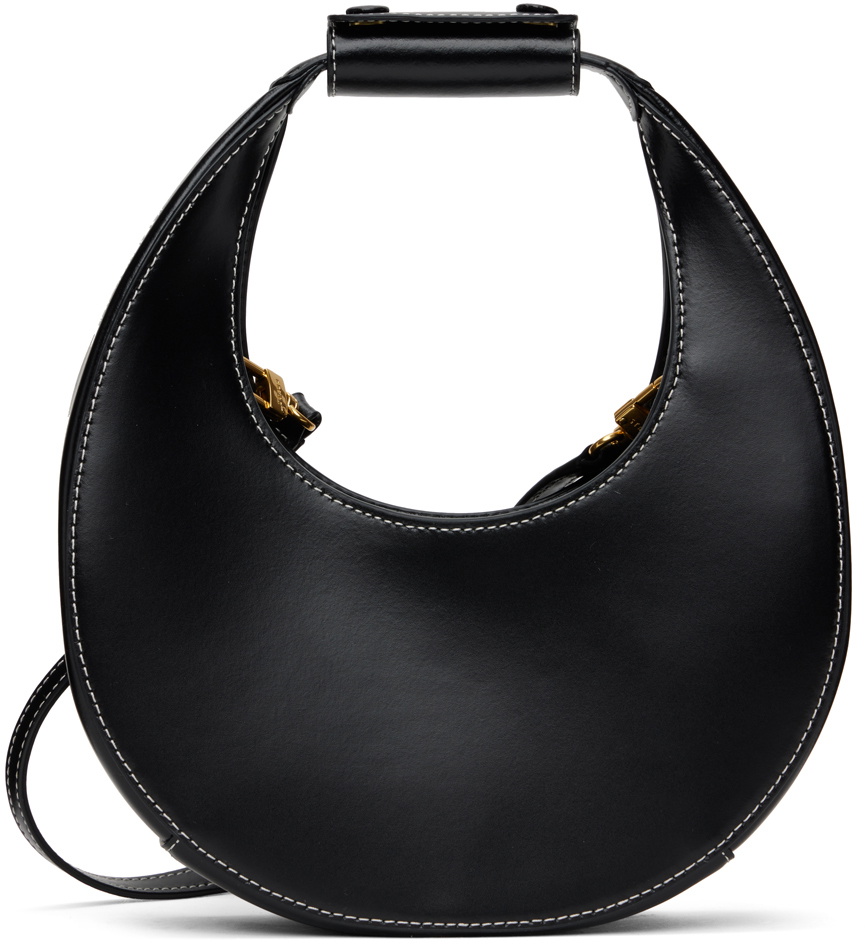 Staud Black Mini Moon Bag Staud