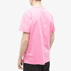 Alexander McQueen Men's Small Logo Boxy T-Shirt in Sugar Pink