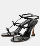 Giambattista Valli Love Bow patent leather sandals