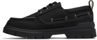 Hugo Black Canvas Boat Derbys