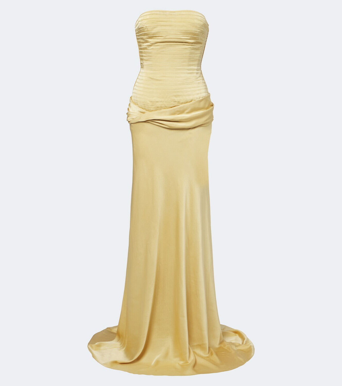 Marmar Halim Satin corset gown