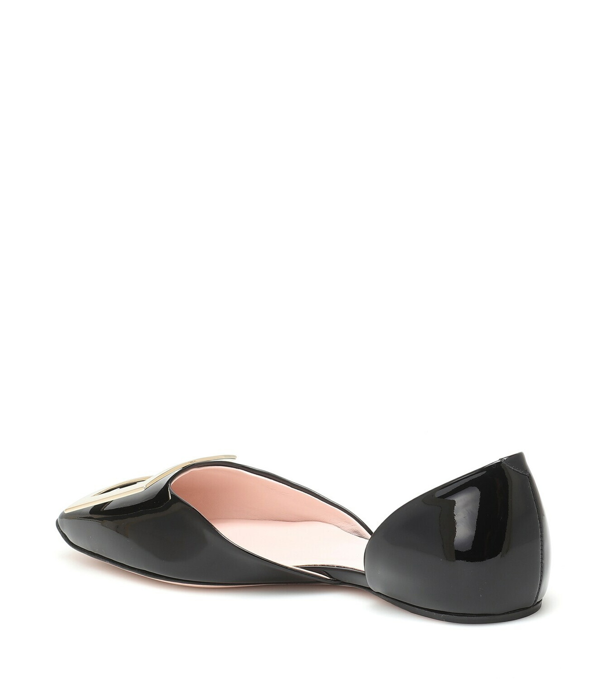 Roger vivier trompette d discount orsay leather ballet flats