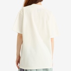 Needles Women's Mock Neck T-Shirt in White