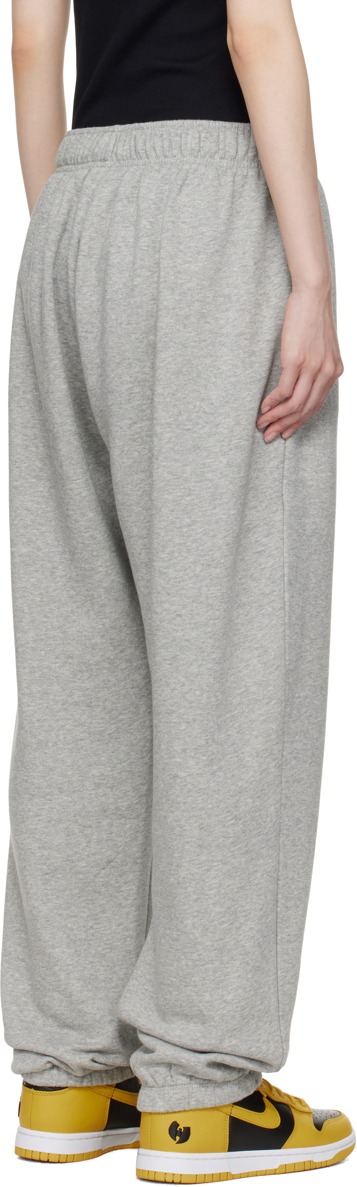 Nike Gray Mid-Rise Oversized Sweatpants