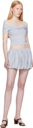 Belle Anna Gray Peony Top