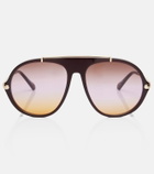 Chloé Aly aviator sunglasses