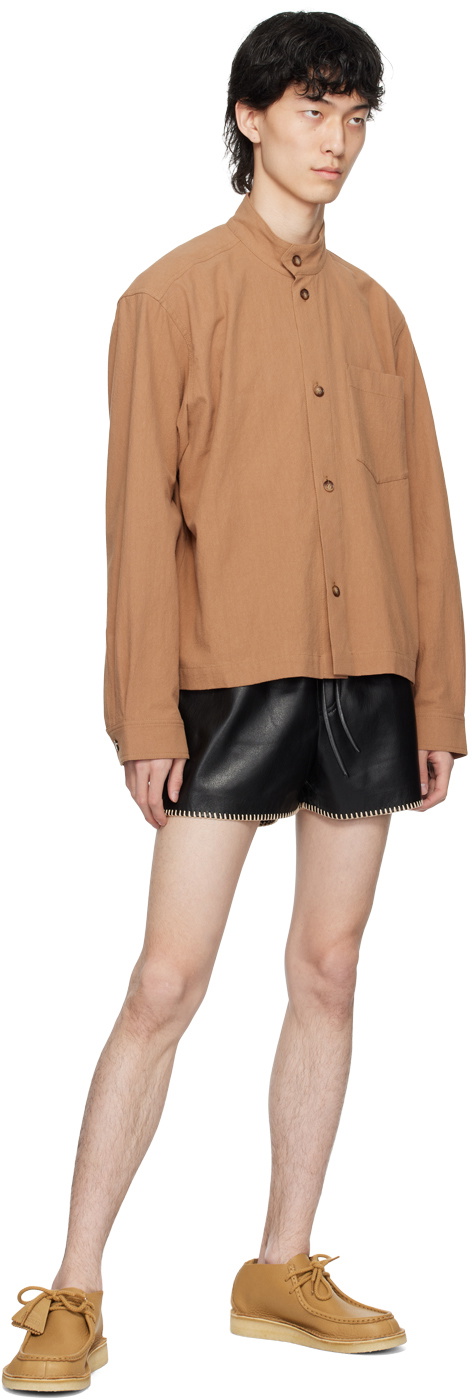 Nanushka Orange Abbas Shirt
