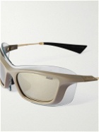 Dior Eyewear - DiorXplorer S1U Acetate Wrap-Around Sunglasses
