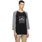 Saint Laurent Black Mickey Mouse T-Shirt