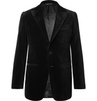 Thom Sweeney - Black Cotton-Velvet Tuxedo Jacket - Black