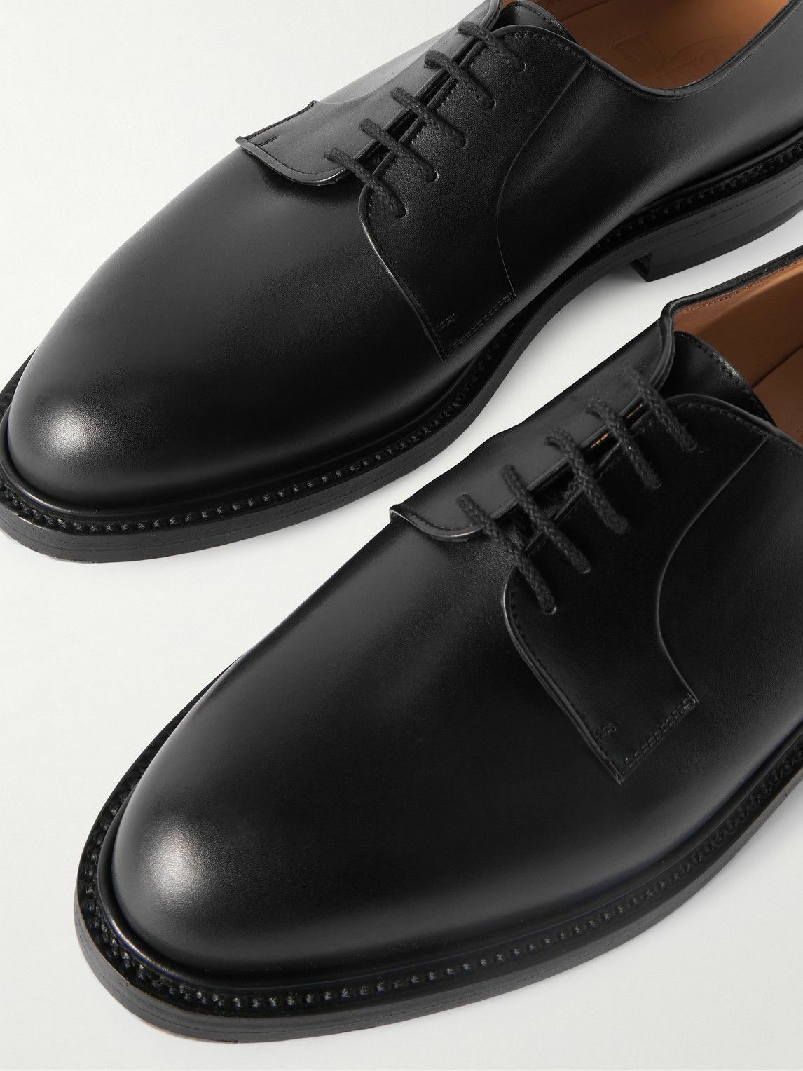 J.M. Weston - Leather Derby Shoes - Black