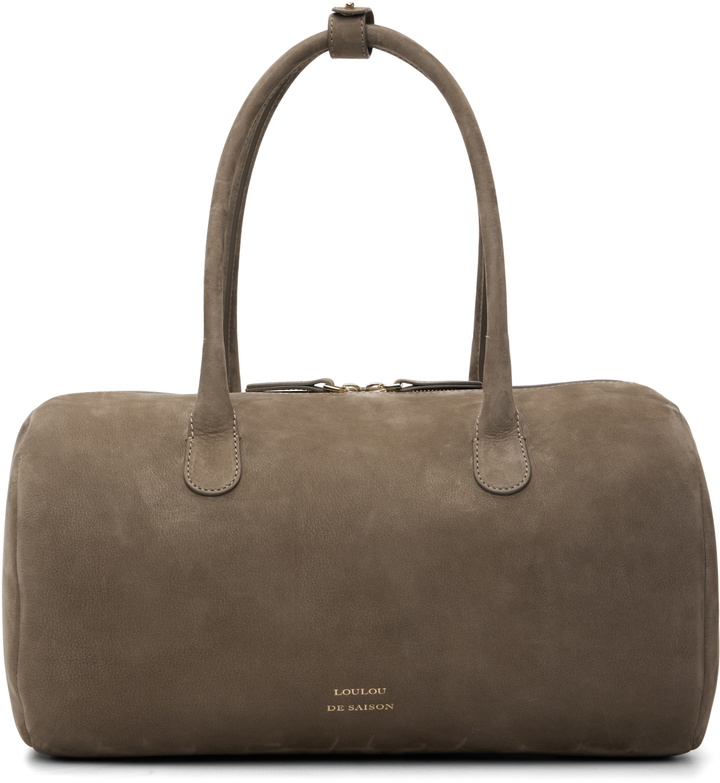 Photo: Loulou de Saison Taupe CLAUS Cylindric Leather Bag