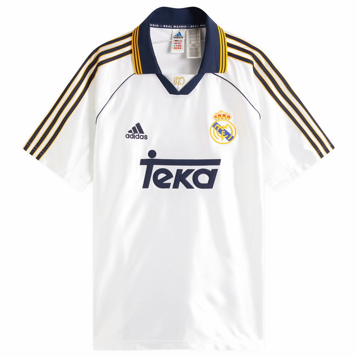 Photo: Adidas Men's Real Madrid 99/00 Home Jersey in White