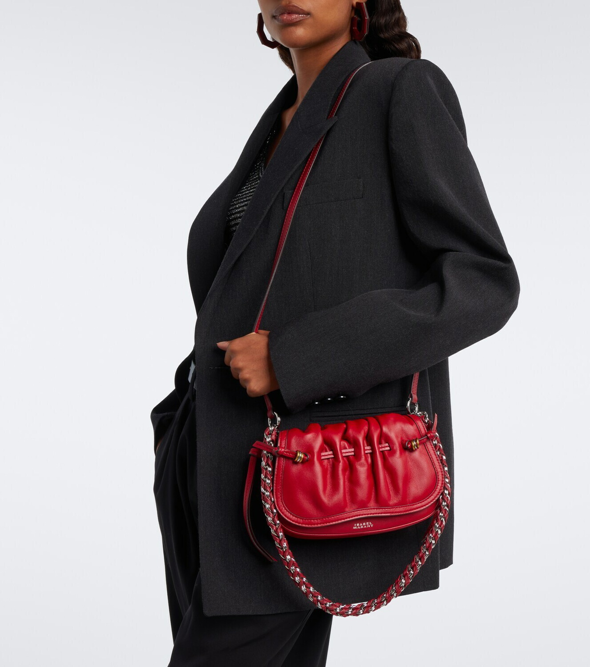 Isabel Marant Bolton XS leather shoulder bag