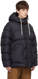 Emporio Armani Navy Convertible Down Jacket