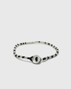 MIKIA Silver beads black/silver Mens Jewellery