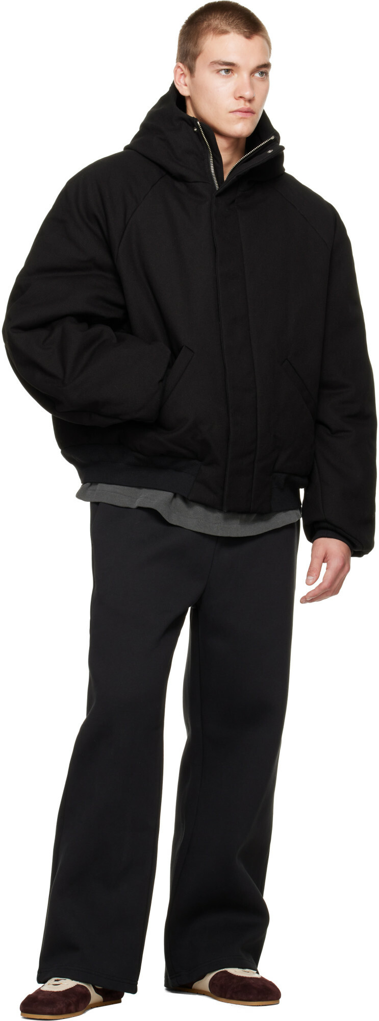 Seventh Black Orb Puffer Coat