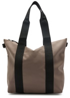 Rains Mini Rubberised Tote - Chocolate - One Size