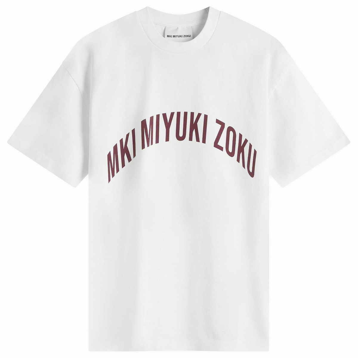 MKI Women's Arch T-Shirt Presented by END. in White/Burgundy