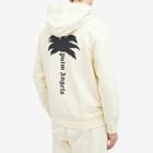 Palm Angels Men's Popover Hoody in Off White