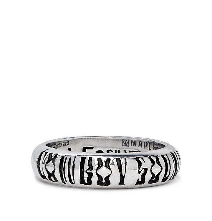 Photo: MAPLE - Cowboy Soundboy Engraved Sterling Silver Ring - Silver