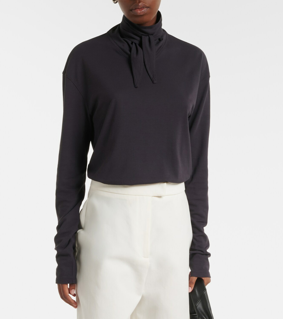 Lemaire Cotton jersey turtleneck top